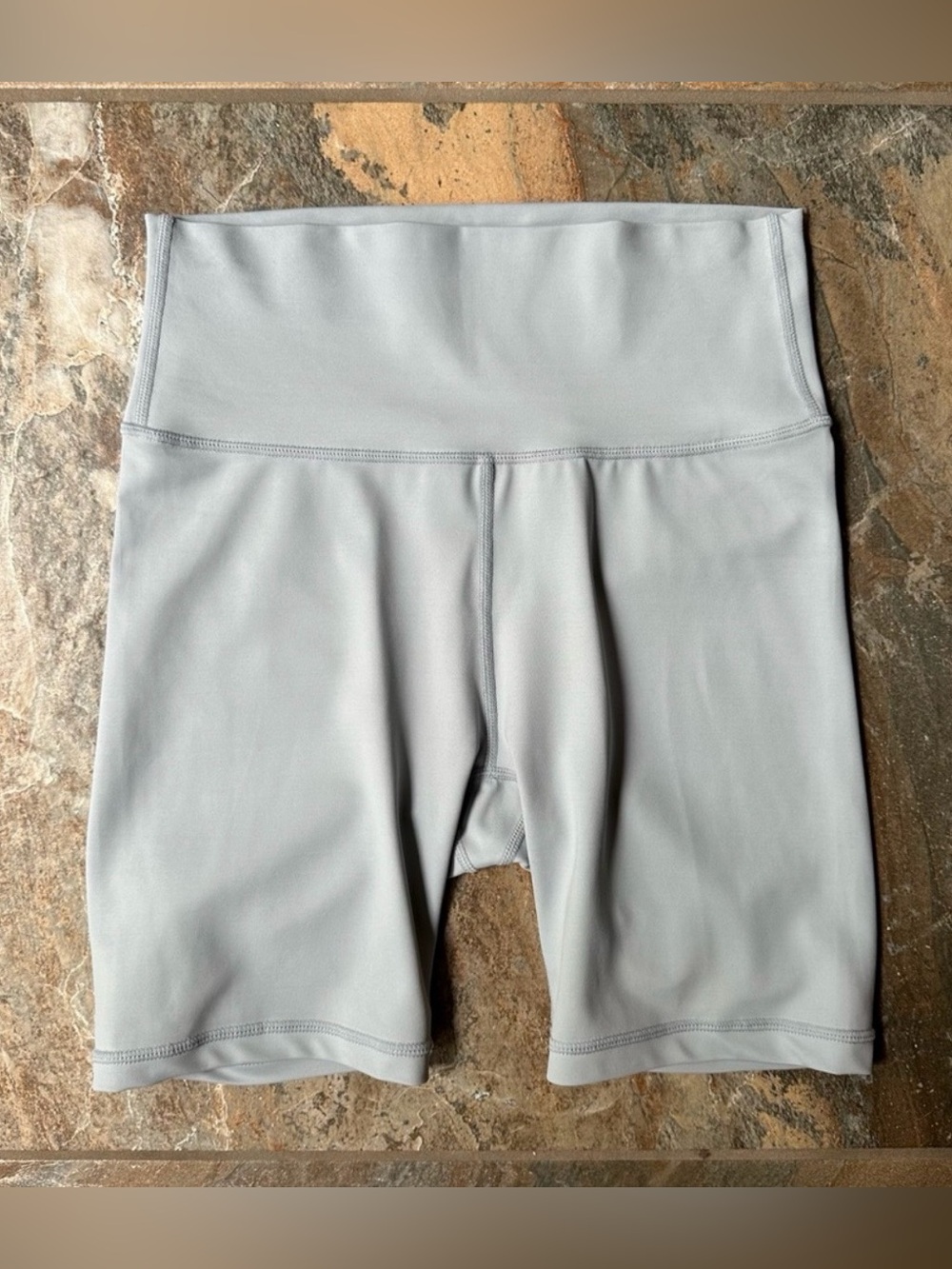 All Fenix Biker Shorts Athletic Shorts Women's Size Small Icy Blue Gray